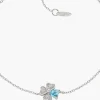 Clearance Bracciale Donna Quadricuore Acquamarina Gioielli |  BRQUBAC Donna Gioielli Moda Donna
