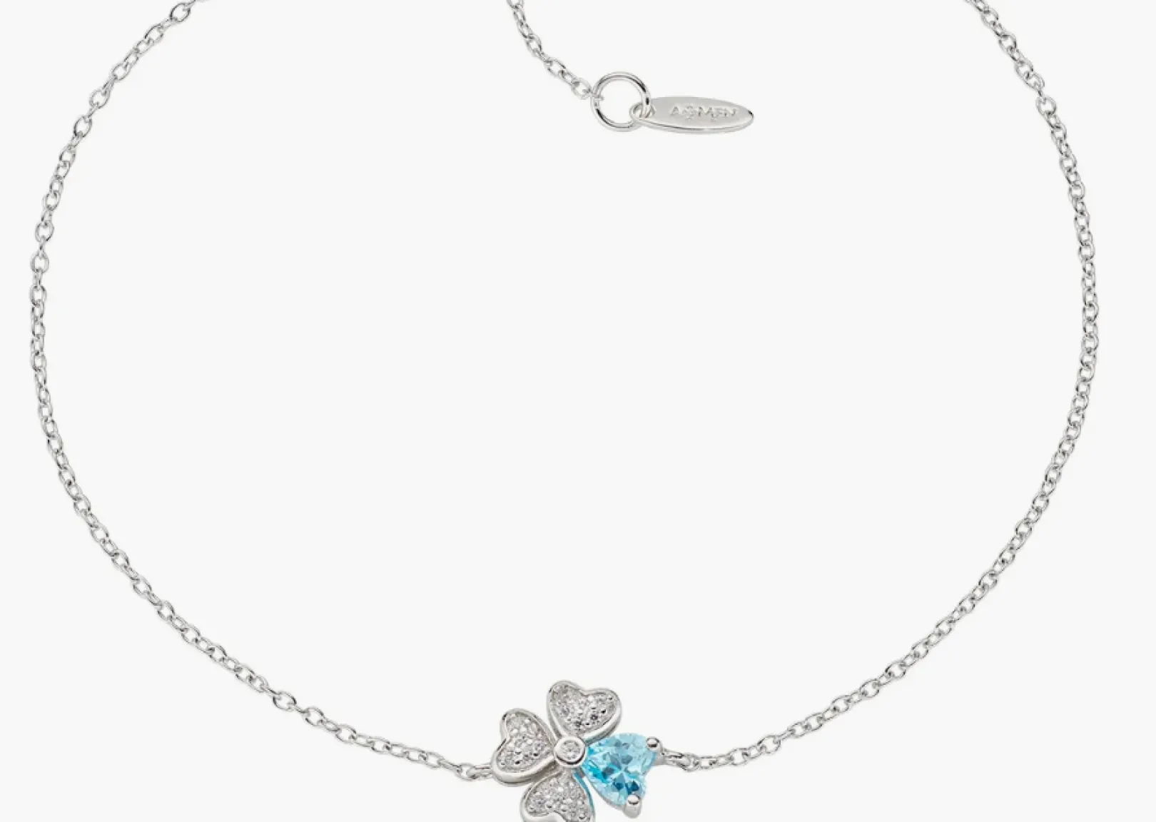 bracciale_donna_quadricuo_0-4.webp Clearance Bracciale Donna Quadricuore Acquamarina Gioielli | BRQUBAC Donna Gioielli Moda Donna