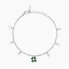 Fashion Bracciale Donna Quadrifoglio E Zirconi Gioielli | 533878 Donna Gioielli Moda Donna