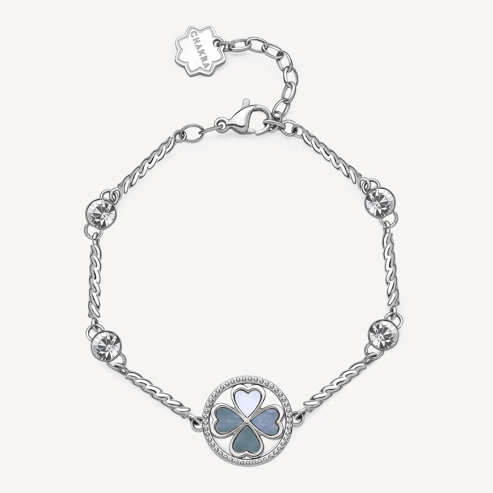 bracciale_donna_quadrifog_0-7.webp Fashion Bracciale Donna Quadrifoglio Gioielli Chakra | BHKB151 Donna Gioielli Moda Donna