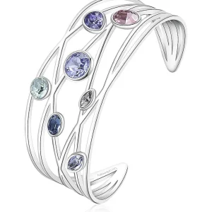 Best Bracciale Donna Rigido Con Pietre Gioielli Destiny | BDY15 Donna Gioielli Moda Donna