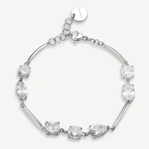 Sale Bracciale Donna Semirigido Con Zirconi Gioielli Affinity | BFF184 Donna Gioielli Moda Donna