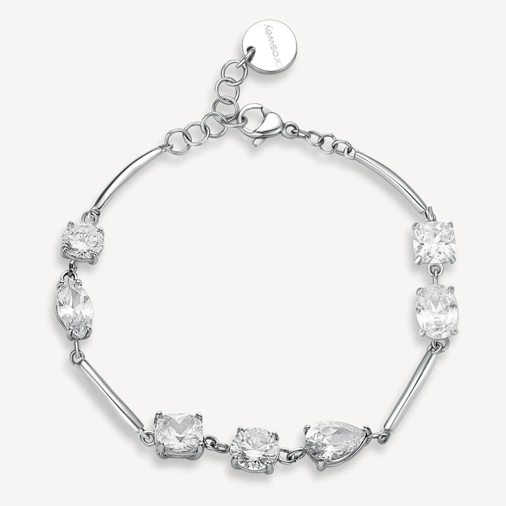 bracciale_donna_semirigid_0-1.webp Sale Bracciale Donna Semirigido Con Zirconi Gioielli Affinity | BFF184 Donna Gioielli Moda Donna