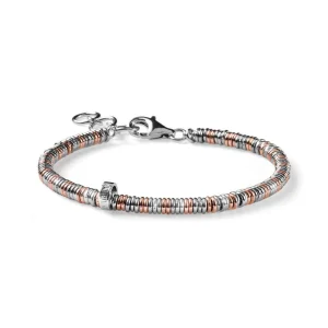 Best Bracciale Donna Snake Cerchietti Argento Bicolor Mariacristinasterling |  G2805 Donna Gioielli Moda Donna