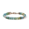 Discount Bracciale Donna Snake Riviera Barilotti Argento E Glass Roundel Oceano Mariacristinasterling | G4325R Donna Gioielli Moda Donna