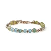 Fashion Bracciale Donna Snake Riviera Sfere Argento E Glass Roundel Oceano Mariacristinasterling | G4327R Donna Gioielli Moda Donna