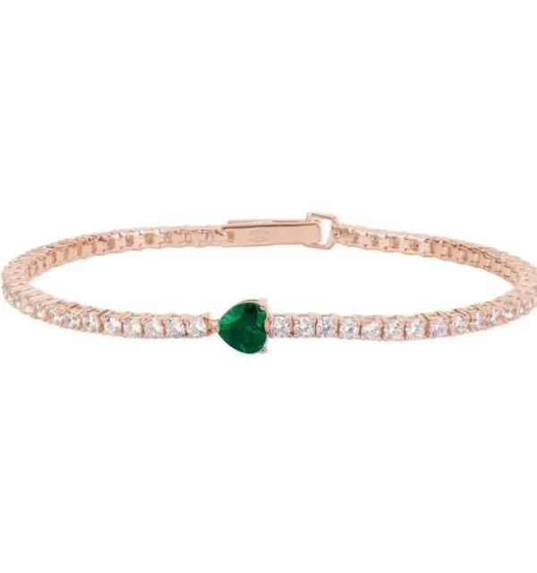 Sale Bracciale Donna Tennis Cuore Gioielli | 533440-S Donna Gioielli Moda Donna