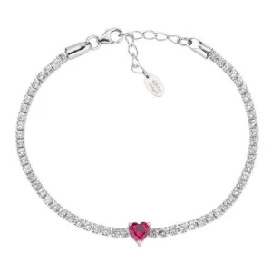 Best Bracciale Donna Tennis Cuore Gioielli Tennis | BT21CUBRBZ16 Donna Gioielli Moda Donna