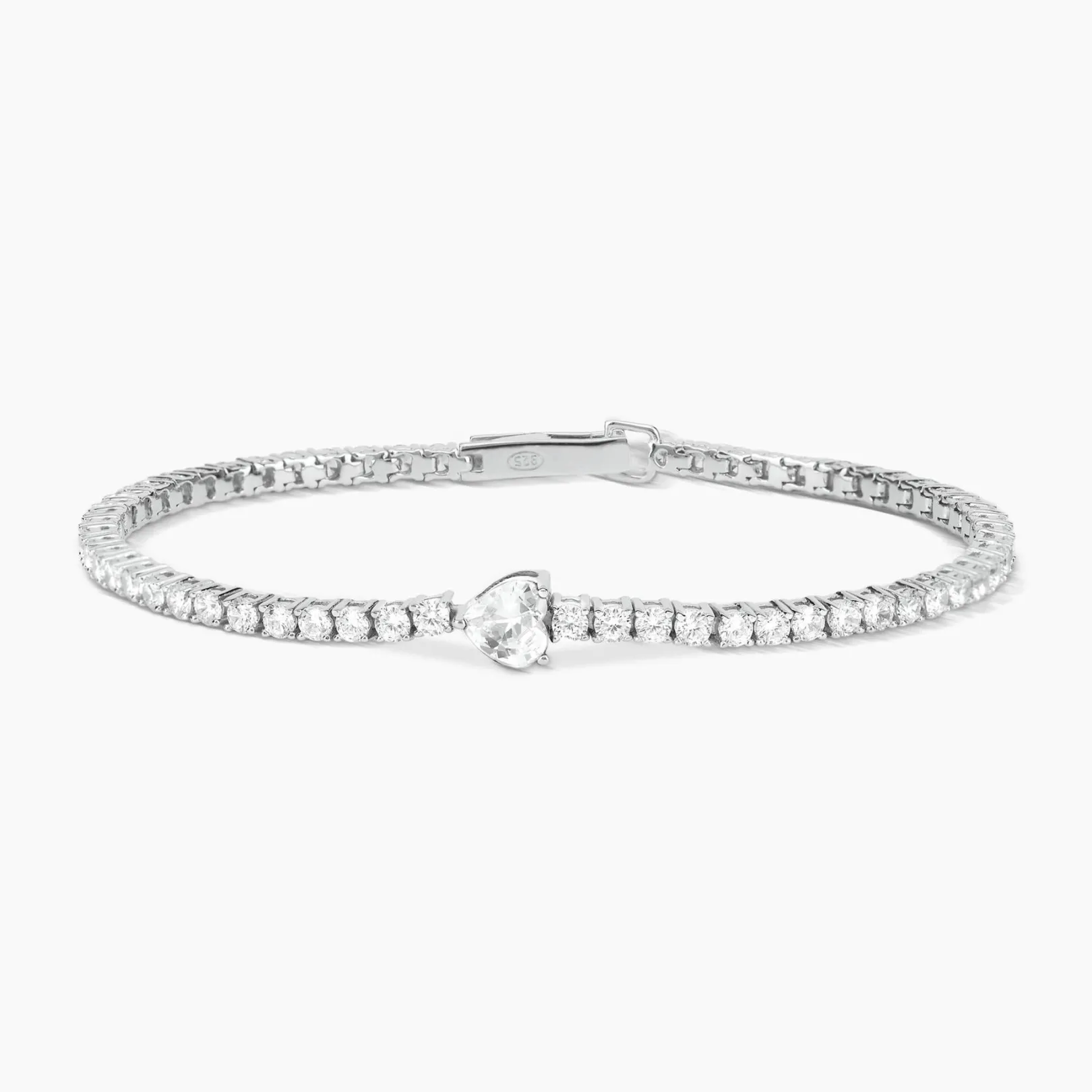 bracciale_donna_tennis_cu_0-6.webp Outlet Bracciale Donna Tennis Cuore Gioielli | 533438-M Donna Gioielli Moda Donna