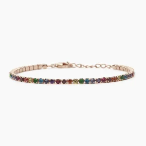 Sale Bracciale Donna Tennis Multicolore Gioielli | 533326 Donna Gioielli Moda Donna
