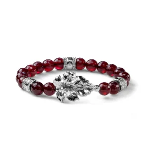 Sale Bracciale Donna Vitis In Argento E Agata Rubino Mariacristinasterling | G2403 Donna Gioielli Moda Donna