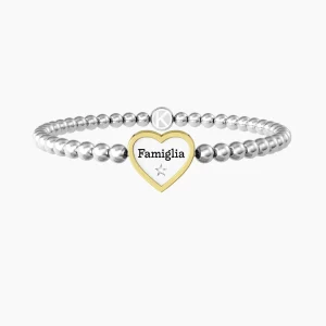 Best Bracciale Famiglia Elastico Con Ciondolo Cuore Gioielli | 732210 Donna Gioielli Moda Donna | Idee Regalo
