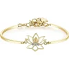 Online Bracciale Fiore Di Loto Gioielli Chakra Mistici   | BHK404 Donna Gioielli Moda Donna