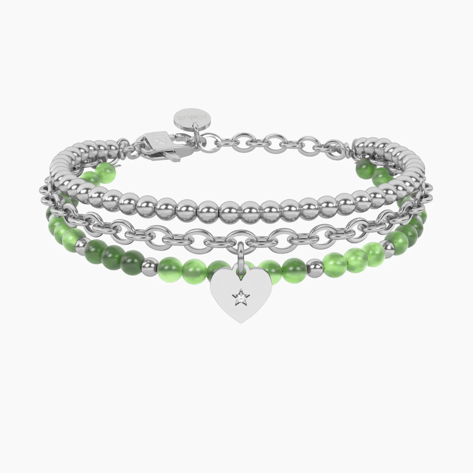 bracciale_giada_verde_con_0.webp Online Bracciale Giada Verde Con Cuore Gioielli | 732321 Donna Gioielli Moda Donna | Idee Regalo