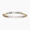 Online Bracciale In Acciaio Con PVD Giallo Cristalli 2Jewels | 232497 Uomo Gioielli Moda Uomo