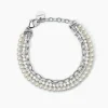 Clearance Bracciale In Acciaio Con Perle Conchiglia E Cristalli 2Jewels | 232452 Donna Gioielli Moda Donna