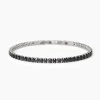 Hot Bracciale In Acciaio Con Zirconi Neri 2Jewels | 232576 Uomo Gioielli Moda Uomo