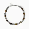 Clearance Bracciale In Acciaio Occhio Di Tigre 2Jewels | 232562 Uomo Gioielli Moda Uomo