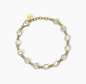 Outlet Bracciale In Acciaio PVD Giallo E Cristalli 2Jewels | 232456 Donna Gioielli Moda Donna