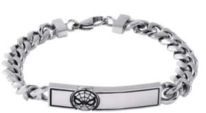 Sale Bracciale In Acciaio Spider Man Gioielli | B600616L-8.CS Gioielli Moda Bimbi