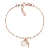 Hot Bracciale In Argento " Cuore E Fulmine" Gioielli Le Madreperle | BRMPCURB Donna Gioielli Moda Donna