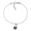 Hot Bracciale In Argento "Chiave E Lucchetto" Gioielli Le Madreperle | BRMPLUBN Donna Gioielli Moda Donna