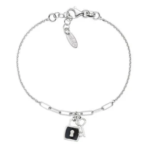 Hot Bracciale In Argento "Chiave E Lucchetto" Gioielli Le Madreperle | BRMPLUBN Donna Gioielli Moda Donna