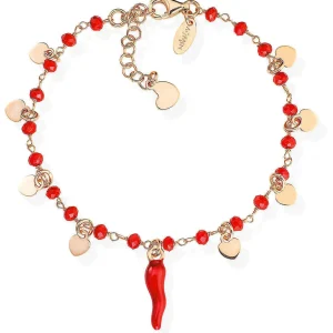 Online Bracciale In Argento Con Cornetto Gioielli Fortuna | BRCSHRR1 Donna Gioielli Moda Donna