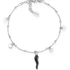 Fashion Bracciale In Argento Con Cornetto Gioielli Fortuna | BRCSHBN3 Donna Gioielli Moda Donna