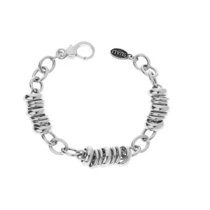 New Bracciale In Argento Con Anelli Gioielli | BM1309 Donna Gioielli Moda Donna