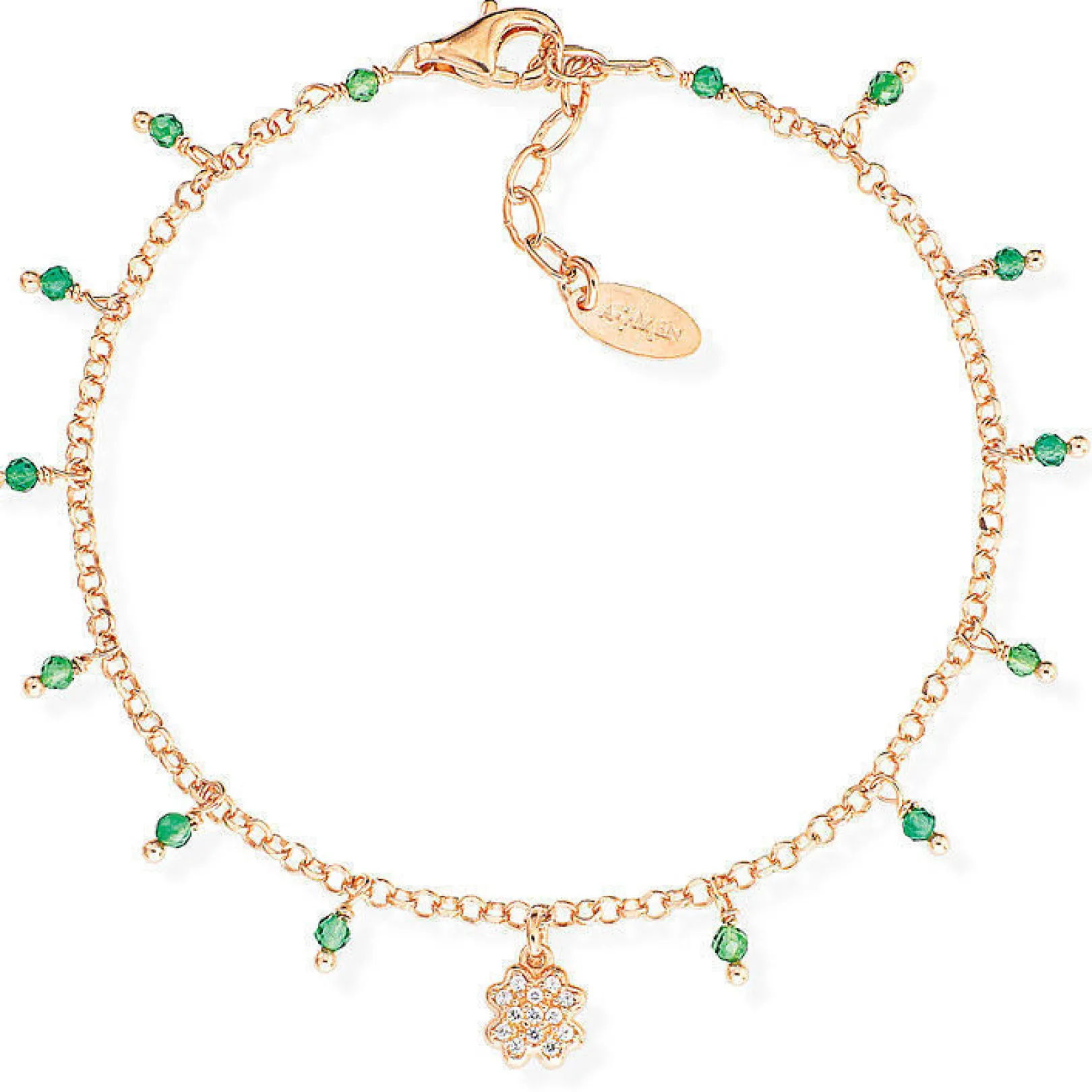 bracciale_in_argento_con__0-6.webp Clearance Bracciale In Argento Con Quadrifoglio Gioielli Fortuna | BRQRVZ Donna Gioielli Moda Donna