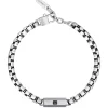 Hot Bracciale da uomo in acciaio, della collezione Blockchain | 231959 Uomo Gioielli Moda Uomo