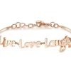 Clearance Bracciale "Live" "Love" e "Laugh" Gioielli | BHK293 Donna Gioielli Moda Donna | Idee Regalo