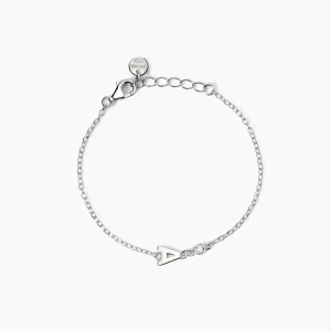 Online Bracciale neonato con lettera e diamante Welcome Baby Gioielli |  533925 Gioielli Moda Bimbi