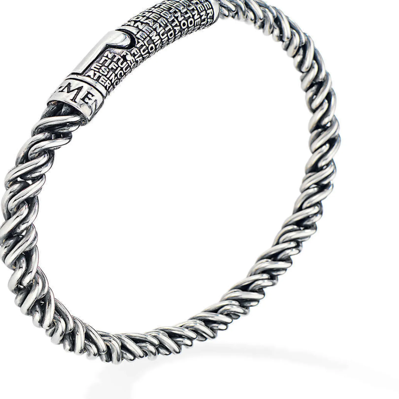 bracciale_padre_nostro_in_0-6.webp Sale Bracciale Padre Nostro In Argento Gioielli Pater-Noster | BRNOB-205 Donna Gioielli Moda Donna