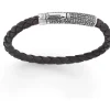 Online Bracciale Padre Nostro Uomo In Pelle Gioielli Pater Noster | BRNO05B-L Uomo Gioielli Moda Uomo