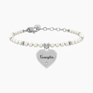 Best Bracciale Perle Con Ciondolo Cuore Per Famiglia Gioielli | 732338 Donna Gioielli Moda Donna | Idee Regalo