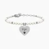 Hot Bracciale Perle Con Ciondolo Cuore Grazie Gioielli | 732339 Donna Gioielli Moda Donna | Idee Regalo