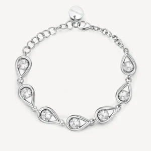 Hot Bracciale Ribbon Con Zirconi Gioielli | BBN37 Donna Gioielli Moda Donna