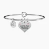 Clearance Bracciale Rigido Con Ciondolo Cuore "Sei la mia Mamma" Gioielli | 731903 Donna Gioielli Moda Donna | Idee Regalo
