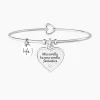 Fashion Bracciale Rigido Con Ciondolo CuorePer Sorella Gioielli | 732020 Donna Gioielli Moda Donna | Idee Regalo