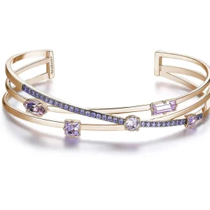 Sale Bracciale Rigido Con Pietre Gioielli Affinity | BFF117 Donna Gioielli Moda Donna