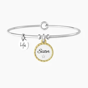 Best Rigido Sorella Con Frase Gioielli Kidult Family | 732087 Donna Gioielli Moda Donna | Idee Regalo