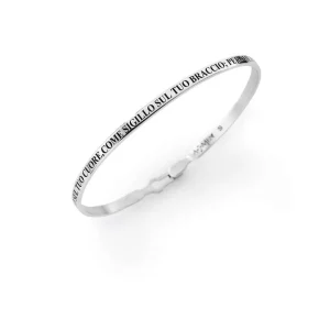 Hot Bracciale Rigido "Ti Amo"  In Argento Gioielli Ti Amo | SC001-S Donna Gioielli Moda Donna