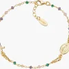 Hot Bracciale Rosario Cristalli Multicolor |  BRO10GTOVE3 Donna Gioielli Moda Donna
