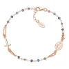 Sale Bracciale Rosario Gioielli Rosari | BRO10RBLTO3 Donna Gioielli Moda Donna