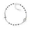 Fashion Bracciale Rosario In Argento Gioielli   Rosari | BRO25BNZ3 Donna Gioielli Moda Donna