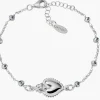 Outlet Bracciale Sacro Cuore Con Cristalli Grigi Gioielli | BRSCGBG Donna Gioielli Moda Donna