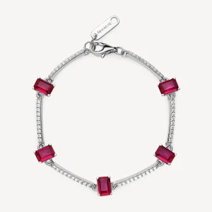 New Bracciale Semirigido Con Baguette Gioielli Fancy | FPR04 Donna Gioielli Moda Donna
