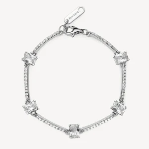 Hot Bracciale Semirigido Con Baguette Gioielli Fancy | FIW06 Donna Gioielli Moda Donna